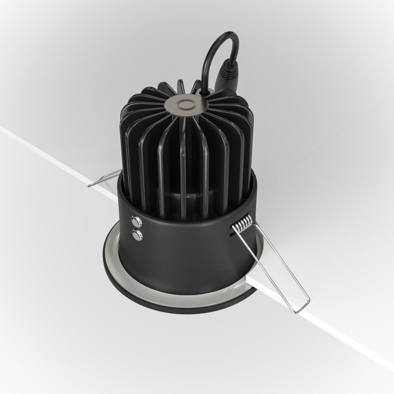 Влагозащищенный светильник Maytoni Technical DL034-L12W4K-D-B