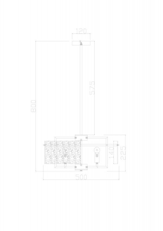 Люстра на штанге Freya FR5166PL-06N