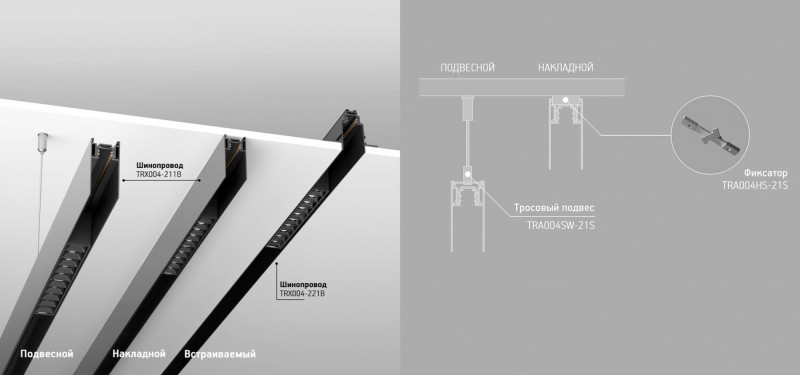 Шинопровод Maytoni Technical TRX004-222B