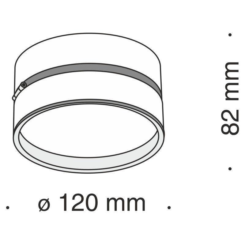 Накладной светильник Maytoni Technical C024CL-L18W