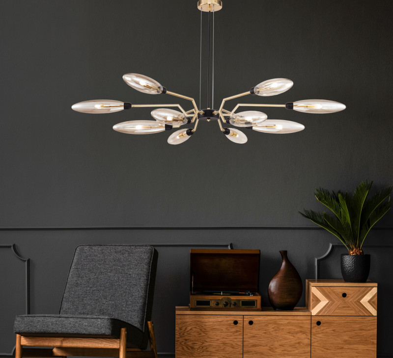 Подвесная люстра Maytoni MOD012CL-12G