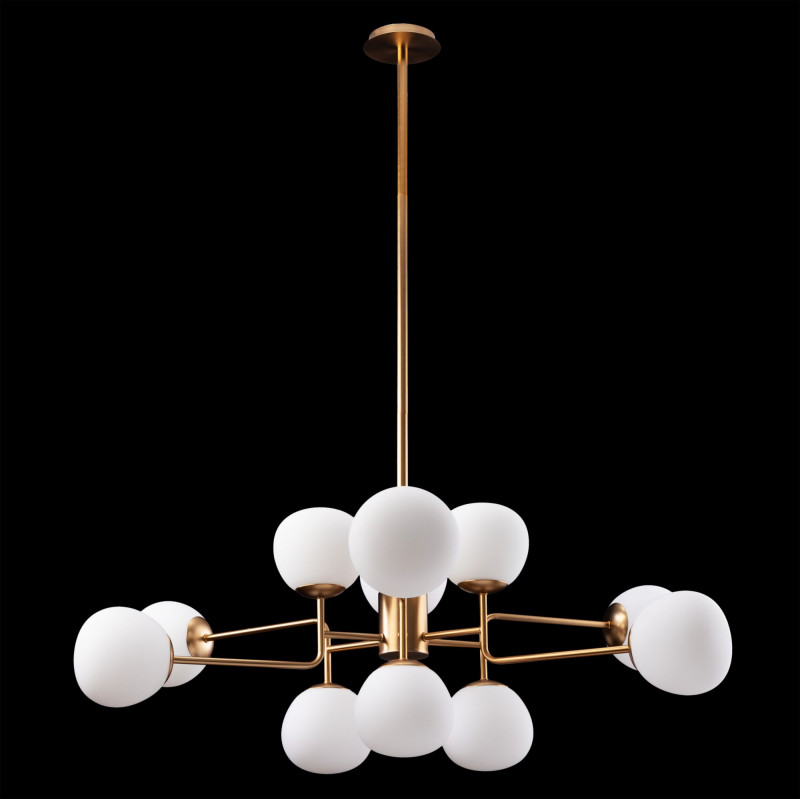 Люстра на штанге Maytoni MOD221-PL-12-G